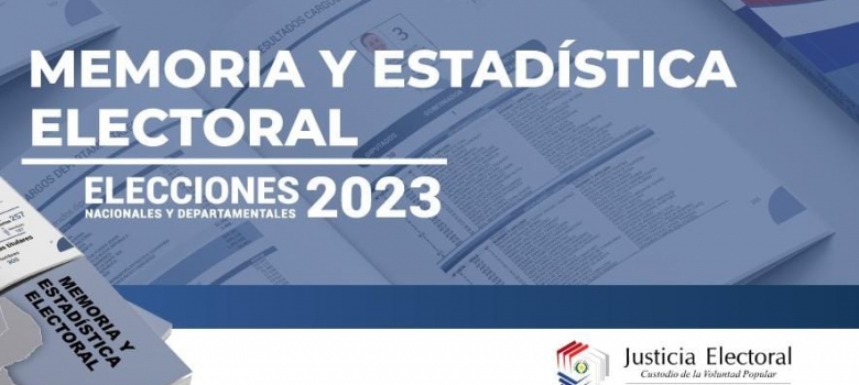 Memoria y Estadística Electoral de las Elecciones Nacionales 2023 disponible en la web de la Justicia Electoral 
