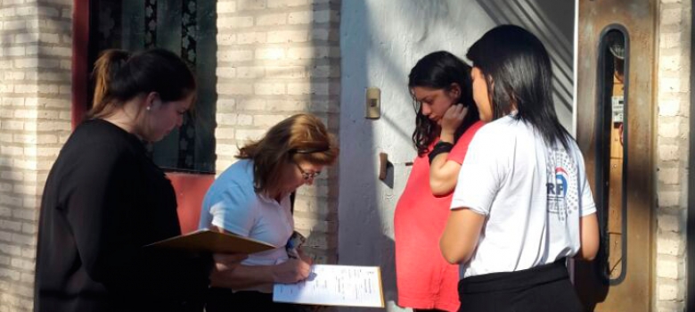 Registro Electoral de La Encarnación releva datos de ciudadanos para actualizar el RCP y el programa Voto Accesible