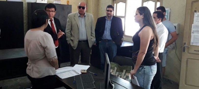 Representantes del TSJE y miembros de Tribunal Electoral de Ñeembucú recorrieron oficinas distritales y locales de votación para Internas Simultáneas